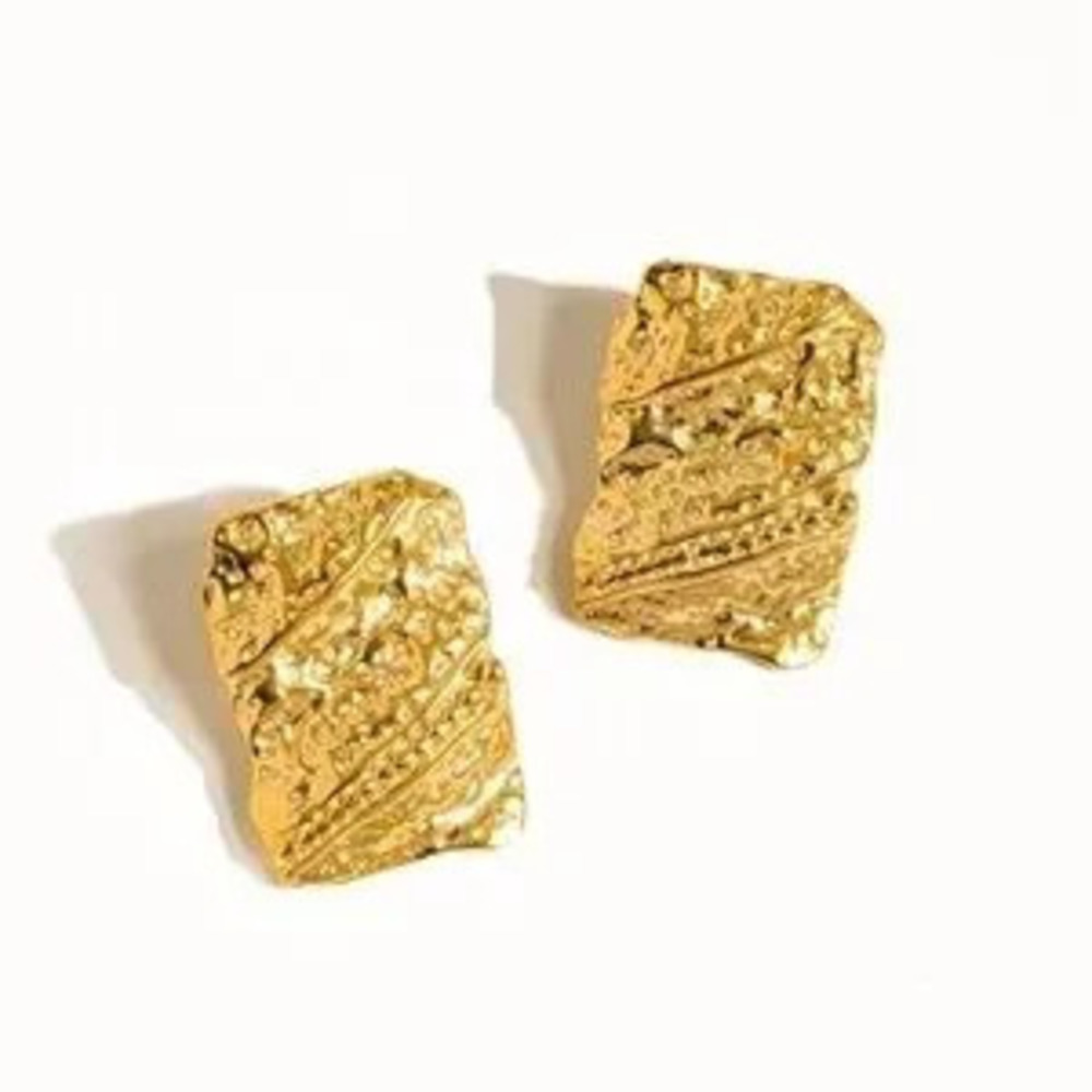 18K Gold Bold Earring (1026)